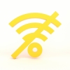 no-signal-sign-front-side-with-white-background