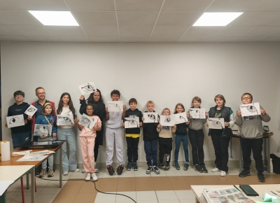 Atelier dessin avec Damien Paccalin