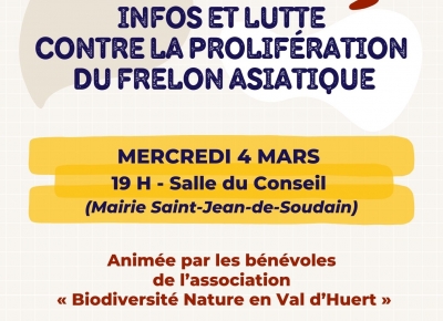 REUNION PUBLIQUE : LUTTE CONTRE LE FRELON ASIATIQUE
