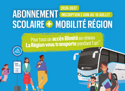 INSCRIPTIONS AU TRANSPORT SCOLAIRE – RENTRÉE 2026