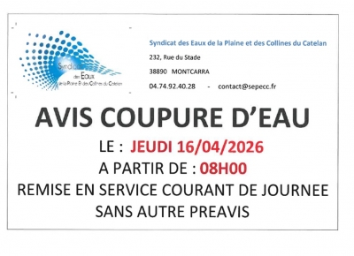 COUPURE EAU COUPURE EAU