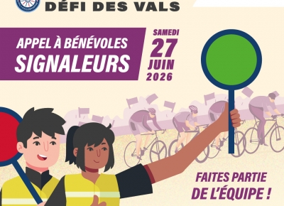 CYCLOSPORTIVE « LA TRICOLORE, DEFI DES VALS » : RECHERCHE DE BENEVOLES