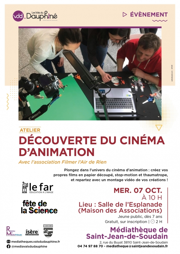 D&eacute;couverte du cin&eacute;ma d'animation