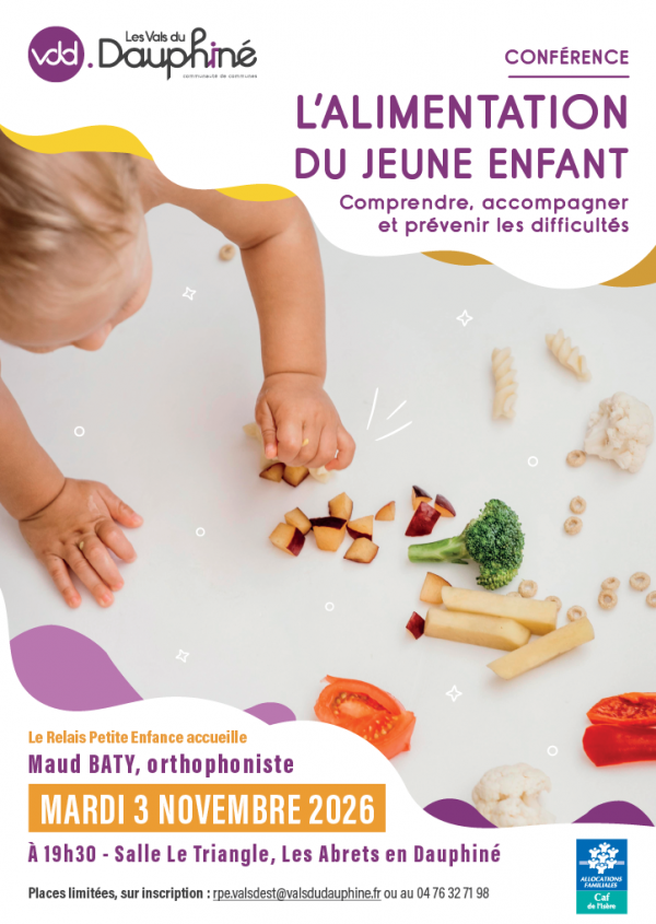 Conférence sur l'alimentation du jeune enfant Conférence sur l'alimentation du jeune enfant