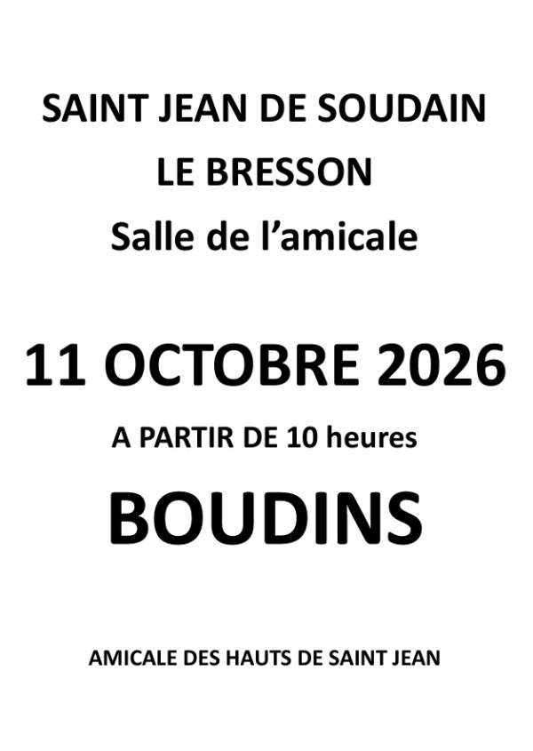 BOUDINS HAUTS DE ST-JEAN BOUDINS HAUTS DE ST-JEAN