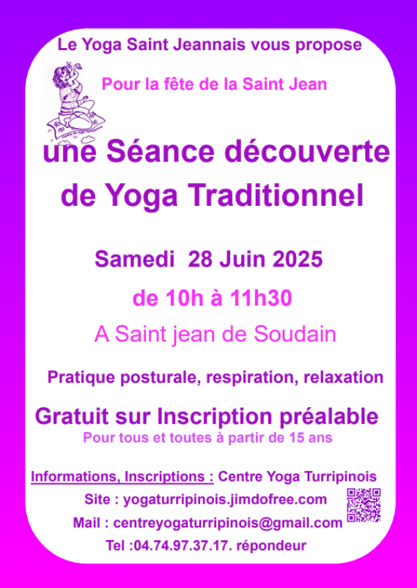 Séance découverte de Yoga Traditionnel