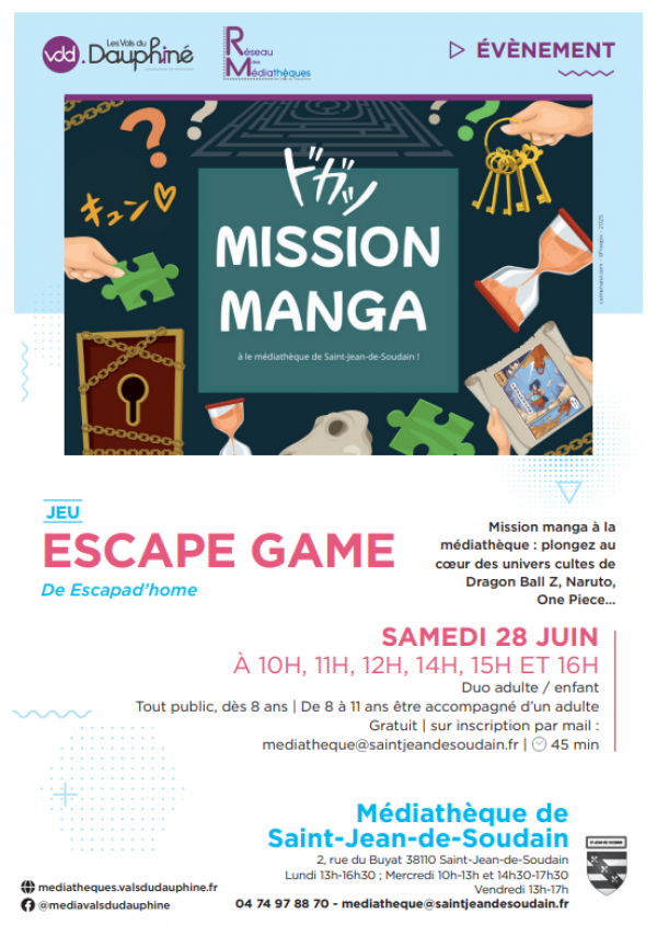 ESCAPE GAME MISSION MANGA