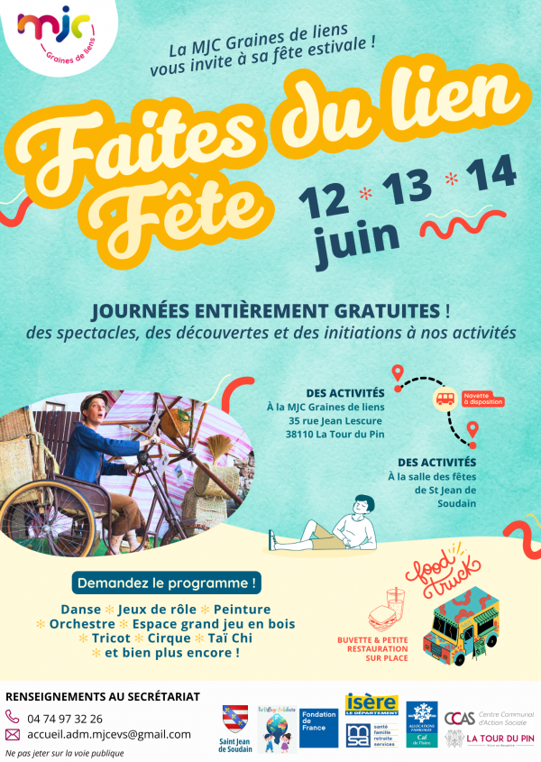 F&ecirc;te de la MJC Graines de liens