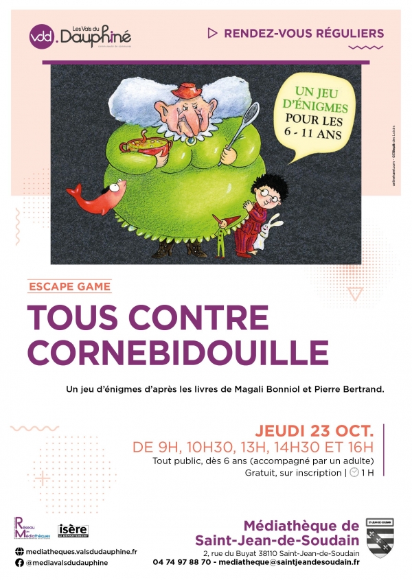 ESCAPE GAME "Tous contre Cornebidouille »